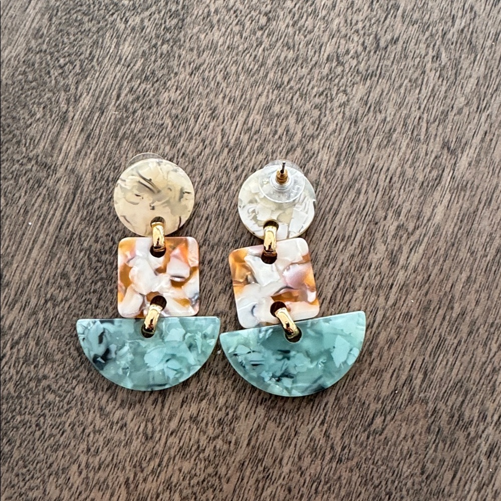 Multicolored earrings - Picture 4 of 5